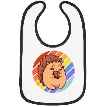 Discover Hedgehog Pet Little Hedgehogs eats cookie 2 Bibs