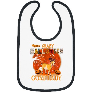 Discover Goats Pet Halloween Goats Ladies Halloween Witch Lover Family 44 Bibs