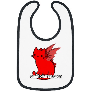 Discover Dragon Pet Guardian Kitty Dragon Coral Bibs