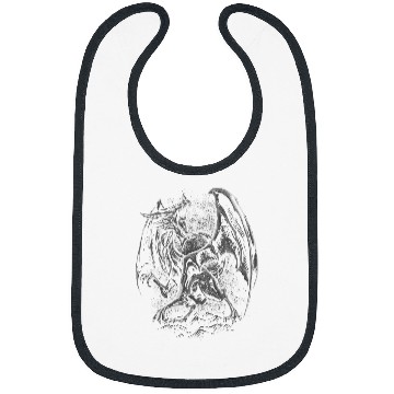 Discover Dragon Pet Gothic RPG Table Top Game Geometry Role Player Bibs