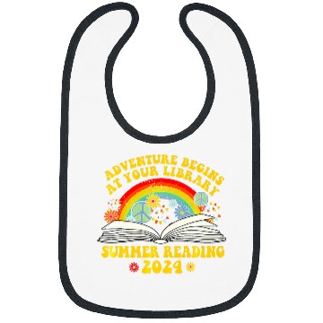 Discover Adventure Begins At Your Library Summer Reading 2024 Rainbow 22 Bibs