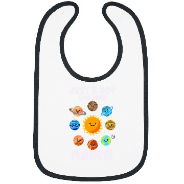 Discover Just A Boy Who Loves Planets Lover Solar System Astronomy Bibs