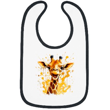 Discover Giraffe Pet cute funny giraffe dancing happy 6 Bibs