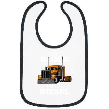 Discover Truck Fun Funny 18 Wheeler Truck Driver Trailer Trucker 8 Bibs