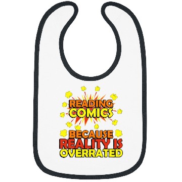Discover Book Fun Reading Comics Bam Wow Zap Comic Bibs