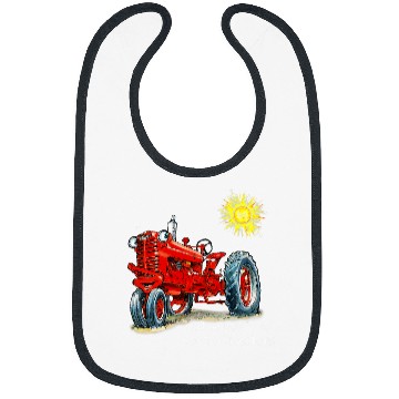 Discover Tractor Fun driving Just A Boy Who Loves Tractors Cute Drawing Farmer Farming Bibs