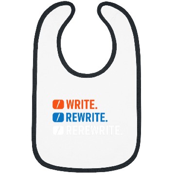 Discover Write Rewrite Rerewrite Book Writing Author Writer 1 Bibs