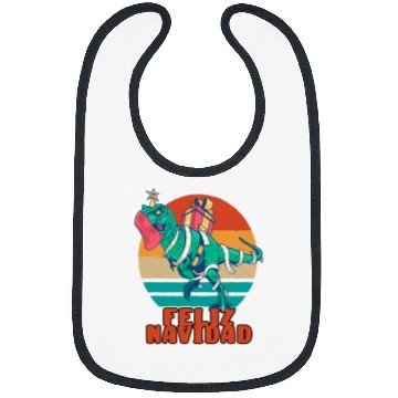 Discover Dinosaur Pet Feliz Navidad Bibs
