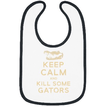 Discover Alligator Pet Hunter Keep Calm Gator Hunting Bibs