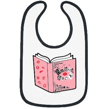 Discover Book Fun Mean Girls Burn Book Side View Bibs