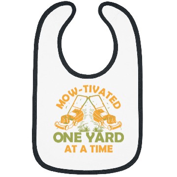 Discover Lawn Mower Fun Mowtivated One Yard At A Time Lawn Mowing Lawn Mower Mens Bibs