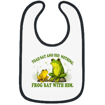 Discover Book Fun Toad sat and did nothing Frog Toad Book Lover Bibs