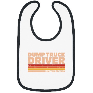 Discover Construction Worker Retro Flag Dump Truck Driver Bibs