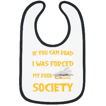 Discover Book Fun Rejoin Society Book Lover Bookworm Libary Bibs