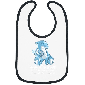 Discover Dolphin Pet Gift Mama Mom Life Mommy Mama Family Mothers Day Bibs