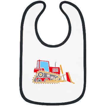 Discover Bulldozer Fun Driver Bulldozing Construction Vehicles Bibs