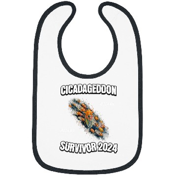 Discover Cicada Brood Design for Entomologist and Bug Lovers Bibs