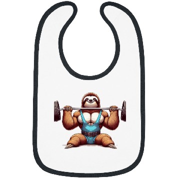 Discover Sloth Strength Training Gym Sloth Bodybuilding Bibs