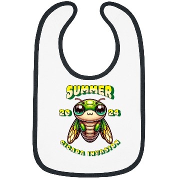 Discover Colorful Cicada 2024 Invasion Bibs