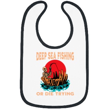 Discover Fishing Fun Funny Deep Sea Ocean Fishing Lover Tournament Bibs