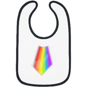 Discover Aliens UFO Rainbow Mountain Alien UFO Bibs