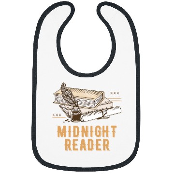Discover Book Fun Midnight Reader Bookworm Reading Coachs Book Lover Bibs