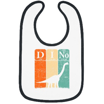 Discover Dinosaur Pet Periodic Table Elements Brontosaurus Paleontologist Bibs