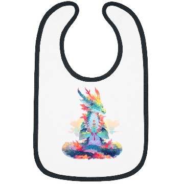 Discover Dragon Pet Ying Yang Meditation Dragon Qi Gong Yoga Meditating Bibs