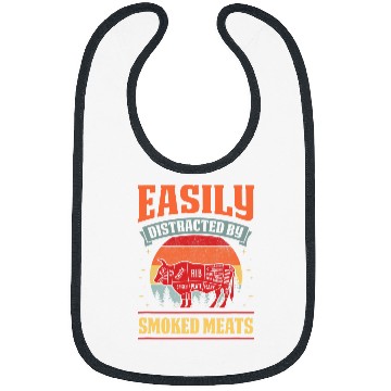 Discover Cow Pet Easily Distracted By Smoked Meats Grill Dad Beef Cow Bibs
