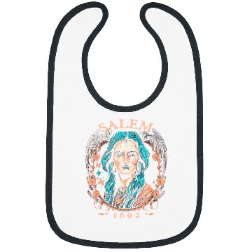 Discover Salem 1692 Witch Witches Wizard Magician Bibs