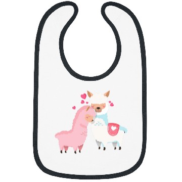 Discover Llama Pet Couples Gift Wedding Anniversary Valentines Him Her Bibs