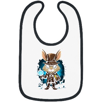 Discover Easter Bunny Detective Easter Bibs