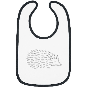 Discover Hedgehog Pet Silver Hedgehog Artwork Bibs