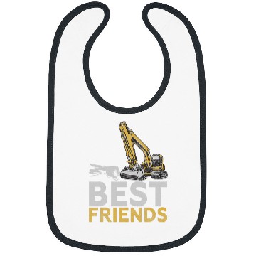 Discover Excavator Fun bests Friends Construction Workers Construction Site Digger Drivers Bibs