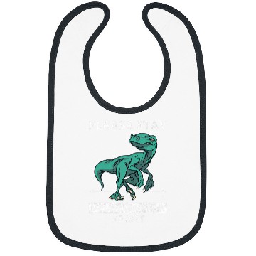 Discover Dinosaur Pet Please Stay A Velociraptor Apart Bibs