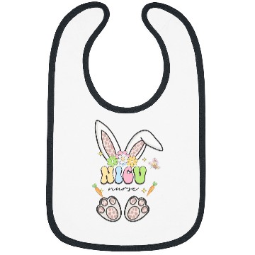 Discover nurses Job neonatal nurses easter leopard bunny nicu nurses peds Bibs