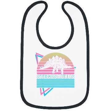 Discover Dinosaur Pet Stegosaurus Dinosaur Retro Bibs