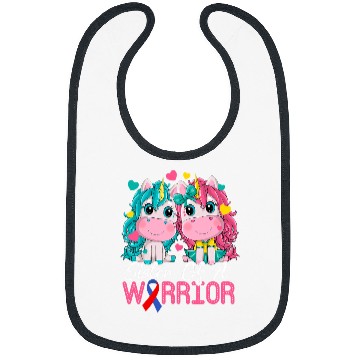 Discover Unicorn Pet Sister Of A Warrior CHD Awareness Supporter Unicorn Lovers 8 Bibs
