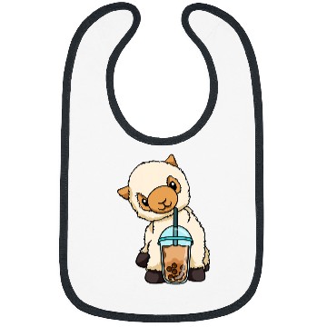 Discover Llama Pet Drinking Bubble Tea Cute Animals With Boba Tea Bibs
