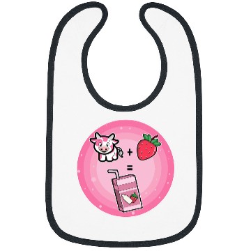 Discover Cow Pet Strawberry milk cow Bibs