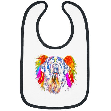 Discover Saint Bernard Pet Dog Angel Wings Bibs