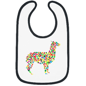 Discover Llama Pet Dot Day Llama Alpaca Lover Polka Dot Pattern International Bibs