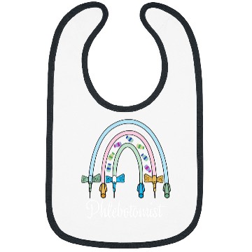 Discover nurses Job Phlebotomist Butterflies Needle Rainbow Phlebotomy nurses Bibs