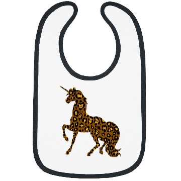 Discover Unicorn Pet Leopard cheetah patterns Bibs
