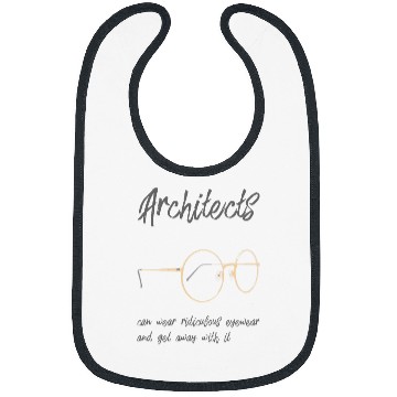 Discover Turtle Pet Architect style glasses black clothes turtleneck Bibs
