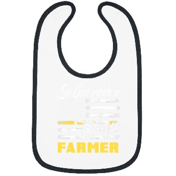 Discover Tractor Fun driving God Made A Farmer American Flag Tractor Farmer Bibs