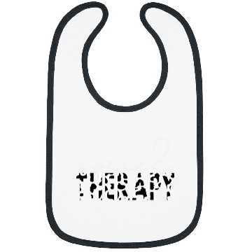 Discover Cow Pet Print Speech Therapy SLPA or CCCSLP Therapist Bibs