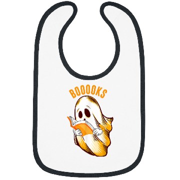 Discover Book Fun Cute Teacher Halloween Booooks ghosts Reading Bibs
