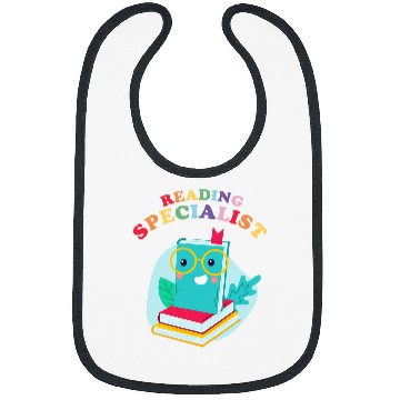 Discover Book Fun English Teacher Reading Specialist Learning Learner 9 Bibs