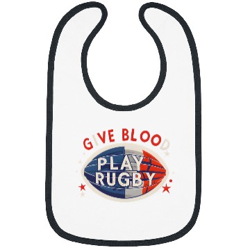 Discover Sport Rugby Give Blood Play Rugby Funny France Rugby Top French Rugby Bibs